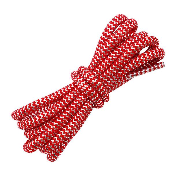 Shoe Accessories round polyester insert wavy metal wire shoelaces suitable for casual shoes shoes coconut shoes dad shoes_vogvips.com