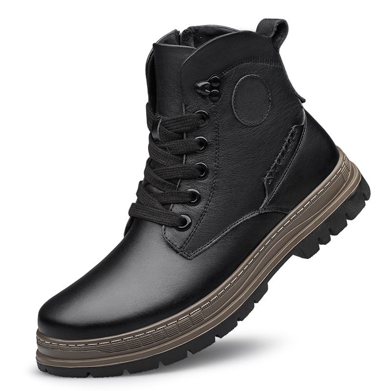 Martin Boots Platorm Top Shoes Medium Tube Tooling Boots Men's Snow Boots_vogvips.com
