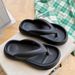 thick Sole With A Sense Of Stepping On Poop, Fashionable Stylish Slippers Home Use, Simple And Lightweight EVA Flip_vogvips.com