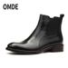2023 New Formal High-top Shoes Leather Men's Trendy Short Fleece Lined Suede Slip-on Martin Boots_vogvips.com