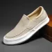 Casual Breathable Canvas Lightweight Vulcanized Soft Flat Shoes Outdoor Men's Sneakers Loafers_vogvips.com