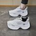 Paris Dad Shoes New Vintage Breathable Mesh Color Block Height Increasing Thick Sole Casual Sneakers For Men And Women_vogvips.com