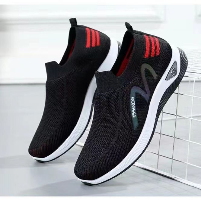 Spring And Autumn New Casual Single Women's Running Travel Sports Shoes Slip-On_vogvips.com