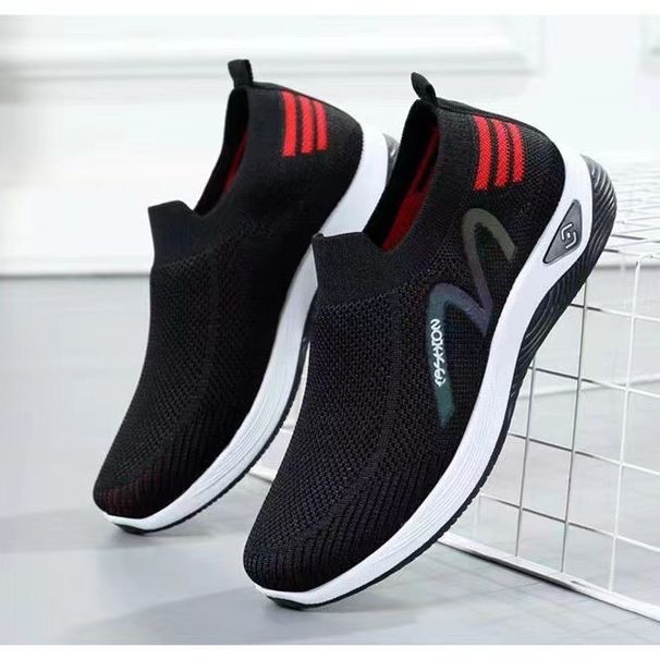 Spring And Autumn New Casual Single Women's Running Travel Sports Shoes Slip-On_vogvips.com