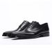 Voyage Oxford New Business Brogue Pointed Toe Leather Casual Shoes Men Flat Comfortable_vogvips.com