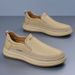 Business Me Leather Loafers Slip On Dress Breathable Casual Flats Non-Slip Soft Sole Office Walking Shoes Male_vogvips.com