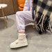 Women's Snow Winter 2023 New Fleece Lined Thickened Student Warm Short Boots Internet Celebrity Trend Thick Sole Height_vogvips.com