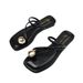 French Design Sense Niche Toe Clip Sandals For Women Summer Outdoor Wear 2024 New Fairy Style Flat Vacation Slippers_vogvips.com