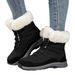 Snow Boots For Women, Anti Slip And Warm With Thick Velvet And Cotton Shoes_vogvips.com