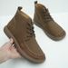 Euro Step British Style Martin Boots Men's New Winter Flat Casual Shoes Non-Slip Pointed Toe Cowhide Loafers_vogvips.com