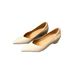 Leather Slip On Women's Shoes Pointed Toe Hidden Wedge Heel Simple Design Versatile For Commuting And Wearing Alone Suitable For Petite Women_vogvips.com