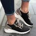 New Casual Women's Sports Shoes, Lace Up, Burnt Flower, Thick Sole, Large Single Shoe_vogvips.com