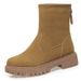New Women's Shoes With Soft Sole And Suede Leather Shoes, Cotton Shoes, Women's Boots, Snow Boots_vogvips.com