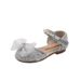 New Pearl Bow Girl Princess Girl Baby Princess Single Shoe Shoes Dance Show_vogvips.com