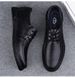 Pattern Leather Shoes Casual Men's Shoes Rubber Non-slip Leather Shoes Casual Men's Shoes_vogvips.com