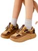 Feiyue Spring New Women's Sports Shoes, Fashionable Thick-Soled Ret Casual Dad Shoes, Official Flagship Store Sneakers_vogvips.com