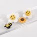 DIY Resin Shoe Charms – 4 Playful Styles (Sunflower, Bumblebee & More) – Lightweight & Waterproof Clog Accessories_vogvips.com