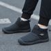 Cotton Shoes Men's Winter Plus Velvet Thick Warm High Top Soft Bottom Leather Waterproof Casual Snow Boots_vogvips.com