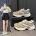 Ins Korean Version Mesh Dad For Women 2025 Spring New Breathable Female Student Sports Height Increasing Casual Shoes_vogvips.com