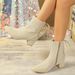326-25 Coarse Heels Today Show Height And Leg Length Comfortable, Elegant, Fashionable, Versatile Women's Boots_vogvips.com