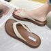 Women's Summer Fashion Small Fragrance Style Internet Celebrity Beach Sandals Indoor Non-Slip Waterproof Soft Sole Bath_vogvips.com