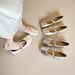 Flat Single Shoes Women's Summer Ballet Shallow Mouth With Skirt Rhinestone Word Belt Mary Jane Shoes_vogvips.com