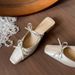 Chuyuji 2026 Spring/Summer New Style Women's Summer Outdoor Wear Thick Heel Half-Slipper Mules With Square Toe And Open_vogvips.com
