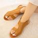 Summer Women's Sandals Roman Sexy Open Toe Shoes Fashion Leather Outdoor Beach Sandals Plus Size Women Shoes A0099_vogvips.com
