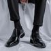 Men's Genuine Leather Dress Shoes - Business Casual & Wedding Groom Oxfords, British Style Formal Shoes_vogvips.com