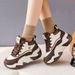 JC8851-1 Fleece Inner Height-increasing Dad Shoes Women's Platform Northeast Snow Cotton Shoes High-top Shoes_vogvips.com