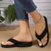2026 Summ Women's Flip Flop Fashion Outdoor Non-Slip Beach Comfortable Soft Sole Simple Style Flat Shoes Pantuflas_vogvips.com
