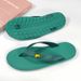 Thai Tire Soled Herringbone Slippers For Men's Summer Outings, Anti Slip And Durable, Fashionable Beach Clamp Feet, Pure_vogvips.com