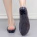 Premium Quality Bag Thin PVC Plastic Crystal Sandals For Women, Breathable, Semi-invisible, Flat-soled, Non-slip, Waterproof,_vogvips.com