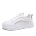 Little White For Women New Summer Vibe Style Thick Soled Women's Versatile Trendy Breathable Cool Mesh Panel Shoes_vogvips.com