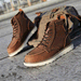 European Warm Series 875 Work American Martin Leather Shoes British Style Mid-top Men's Yellow Boots_vogvips.com