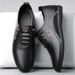 2025 New Spring And Autumn Business Casual Thin Leather Soft Sole Lightweight Slip-On Loafers Men's Shoes_vogvips.com
