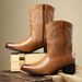 Cross-Border New European And American Western Cowboy Trendy Fashion Men's Shoes Retro Casual Zipper Martin High-Top_vogvips.com