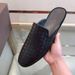 Straight Genuine Leather Woven Toe Caps, Half Slippers, Men's Lazy Casual Shoes, No Heels, Loafers_vogvips.com