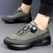 Athletic Shoes Men's Shoes Four Seasons Comfortable Thick Bottom Rotating Button Sports Shoes Men's City Outdoor Leisure Shoes Hiking Shoes_vogvips.com