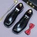 Casual For Men, Made Of Genuine Leather, Breathable And Glossy, British Formal Business Shoes, Soft Leather Lightweight_vogvips.com