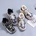 Plush Thick Dad Autumn And Winter For Children New Warm Women's Versatile Soft Bottom Lightweight Running Shoes_vogvips.com