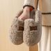 Thick-Soled Plush Autumn Warm Couple High-End Comfortable Home Cotton Slippers Women Winter Outdoor Men_vogvips.com