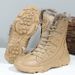 Men's Casual Winter Snow Boots With Fur Lining, Non-Slip Rubber Sole, Warm & Comfortable High-Top Boots For Cold Weather, Sizes 39-46_vogvips.com
