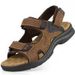 New Brand Classic Mens Summer Genuine Leather Sandals Outdoor Casual Lightweight Sandal Fashion Men Sneakers BigSize_vogvips.com