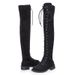 2020 Autumn Winter New Plus Size Lace-up Over-the-Knee Flat Boots Women's Shoes_vogvips.com