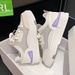Thick soled height enhancing white shoes for women 2024 spring and summer new Korean low top sports shoes for students all match casual shoes_vogvips.com