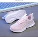 Cross-border Women's New Spring And Autumn Models, Fly-knit Soft-soled Sports Breathable Mesh, Lightweight Casual Shoes,_vogvips.com