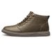 Casual Round Head Fleece Board Shoes Men's High-top Breathable Sports Hand-scratched Little White Men's Shoes_vogvips.com