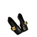 Vintage British Style Metal Buckle Single 2025 New Square Toe Soft Sole Loafers Women Slip-On Small Leather Shoes_vogvips.com