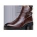 European Warm Series 2025 Summer High-top Martin Trendy Pointed Toe Ankle Men's British Style Zipper Leather Boots_vogvips.com
